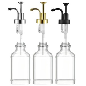 500ml Glasflasche mit Lotionspumpe Nachfüllbarer Handwasch-Lotion-<span class=keywords><strong>Toner</strong></span>-Spender für Flüssigseife - Product Image 3