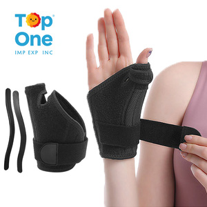 TopOne OEM ODM negro aliviar el dolor ortopédico suave médico mano Spica soporte cinturón férula muñeca pulgar Brace - Product Image 1