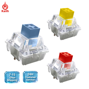 Interrupteurs mécaniques Kailh BOX Heavy Pale Blue Clicky pour <span class=keywords><strong>clavier</strong></span>, étanches IP56, anti-poussière, 3 broches, personnalisés pour le gaming - Product Image 1