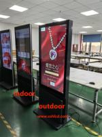 Reproductor de Publicidad Independiente con Pantalla Táctil Resistente al Polvo IP65 de Alto Brillo de 55, 65 y 75 Pulgadas para Exteriores, Centro Comercial Digital