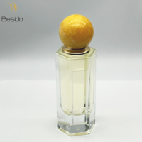 Flacon de parfum en verre de luxe de marque BSD, OEM ODM, nouveau design, 100 ml, carré, logo personnalisé, impression à l'écran, vaporisateur à pompe, capacité 50 ml, 30 ml