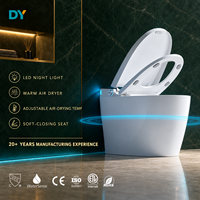 DaYan Protection contre les fuites, Sécurité électrique, Étanchéité IPX4, Capteur automatique, Siège chauffant à détection, Cuvette de toilettes intelligente à montage au sol pour Hôtels