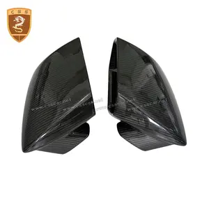 Lp610 Replacement Style Carbon Fiber Mirror Cover Rearview Mirror Cover For Lambor Huracan Lp580 Lp610