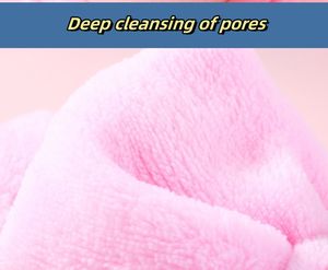 Bandeau portatif mignon de brosse de nettoyage du visage + brosses pour le nettoyage du visage Kit facial et brosse de bande de cheveux à usage domestique - Product Image 6