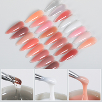HONEY GIRL Promotion Gel UV de construction solide pour ongles, effet sculpture, OEM, Gel Jelly de construction rapide, Vernis à ongles solide