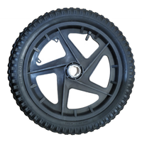Roue pneumatique en caoutchouc 16x2,4 pouces avec moyeu en aluminium et roulement à billes – Neuve, directement de l'usine, pour poulaillers mobiles et chariots à main