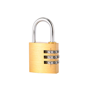 Cadenas à combinaison 3 chiffres en laiton massif 30 mm, cadran en zinc, pièces en acier inoxydable, pour bagages et armoires - Product Image 1