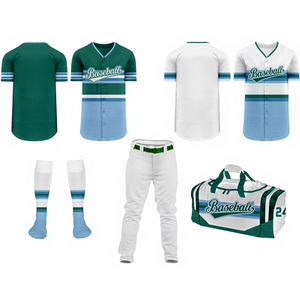 Nouvelle conception, uniforme de baseball respirant de haute qualité pour adultes, taille plus, personnalisable, vente en gros - Product Image 1