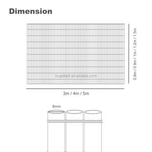 Bahçe balkon teras için yapay hasır Eeed hava PVC gizlilik perde çit - Product Image 2