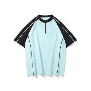 Camiseta de Verano para Graduación, Corte Regular, Manga Corta, para Estudiantes de Secundaria, Deportes de Equipo, Informal, Sólida, Transpirable - Product Image 1