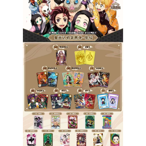 Venta al por mayor Anime 36 Box Kimetsu No Yaiba Figures Box hobby Collection TCG Juego de cartas Aikaho Demon Slayer cards - Product Image 1