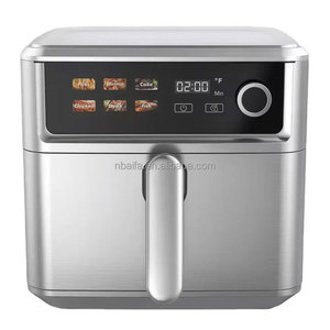 Aifa-Friteuse intelligente numérique à double tiroir 12L, thermomètre à viande, à double chauffage, à fenêtre en verre - Product Image 4