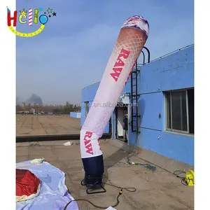 Outdoor inflatable advertising inflatable cylinder inflatable smoke pipe tube