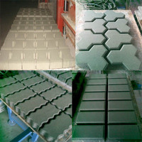 Moule en acier pour blocs de sol, moule mural en béton, moule pour briques emboîtables, moule pour pavés, moule pour blocs de béton ajourés, moules à fabriquer