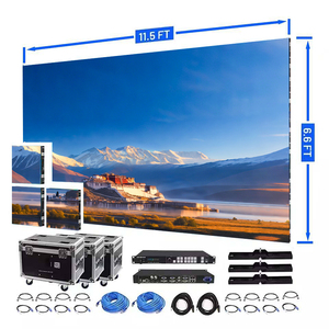 Pantalla LED P3.91 de 8 pies x 10 pies, Pantalla LED de Alta Definición, Conjunto Completo de Video Wall LED para Exteriores, Pantallas LED de Alquiler para Eventos, Escenarios y Exposiciones - Product Image 1