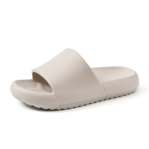 Zapatillas de verano para hombre, suela gruesa, EVA, antideslizantes, transpirables, color blanco marfil, para uso en interiores - Product Image 5