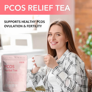 Té Herbal PCOS OEM para Apoyo a la Fertilidad y la Ovulación - Mezcla de Jengibre, Menta y Ortiga, Equilibrio Hormonal - Product Image 3