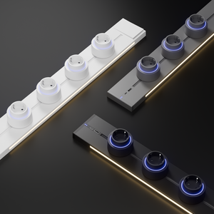 Bingoelec New Design Wall Electric Rail Track Socket Power <strong>Plug</strong> with <strong>USB</strong> Home Use Sensor Black Light with <strong>Adapter</strong> - Product Image 3