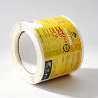 Impression d'autocollants personnalisés, étiquettes imperméables, papier autocollant en rouleau, étiquettes en vinyle pour bouteilles en verre, rouleau d'autocollants pour bouteilles