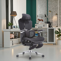Vente en gros de chaises de bureau gaming ergonomiques de luxe modernes à dossier haut, chaises gamer noir entièrement ajustables avec repose-pieds
