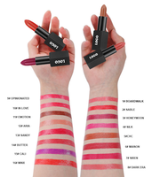Rouge à lèvres personnalisable avec logo, pailleté minéral, waterproof, haute hydratation, repulpeur de lèvres, longue tenue, nacré, maquillage hydratant