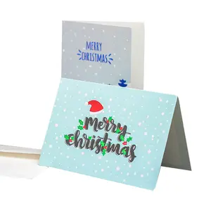 9pcs Business Stamping Embossed Greeting Cards Customised Greeting Cards Christmas Greeting Card Plants