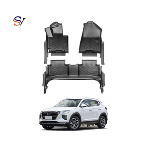 wholesale Factory Custom 5D TPE <b>Rubber</b> Eco-friendly Waterproof Anti Slip 5D Car <b>Floor</b> Mats 3 Pieces for Hyundai Tucson 2016-2020 - Product Image 3