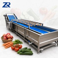Industriële bubbelwasser voor fruit en groenten, geschikt voor hotels - fruit- en groentereinigingsmachinelijn