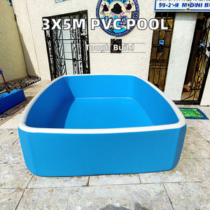 Vente flash : <span class=keywords><strong>piscine</strong></span> gonflable en PVC de 3 m x 5 m, design <span class=keywords><strong>rectangulaire</strong></span> portable pour enfants et adultes, pour une utilisation en extérieur - Product Image 2