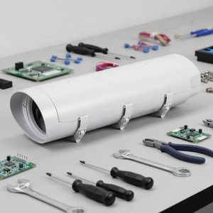 Câmera de Segurança Robusta em Alumínio Fundido para Uso Externo, à Prova d'Água IP67, Compatível Universalmente com Câmeras Bullet/Dome/PTZ para <span class=keywords><strong>CCTV</strong></span> Residencial - Product Image 1