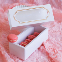 Boîte à macarons en papier personnalisée Boîtes d'emballage pour macarons Boîte d'emballage pour bonbons