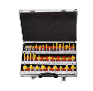 Kit d'outils de fraisage pour le façonnage, <span class=keywords><strong>35</strong></span> pièces/ensemble, fraise à bois à tige de 1/2 pouce, pour le rabotage - Product Image 1