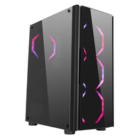 Boîtier de jeu ATX pc avec verre trempé, nouveau boîtier pc de bonne qualité en 2020
