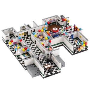 Set MOC1471-1475 Stanza dell'Ufficio, Scena del Magazzino e del Bagno, Modello Horror <span class=keywords><strong>FNAF</strong></span> 2, Blocchi da Costruzione Fai-da-Te per Bambini - Product Image 3