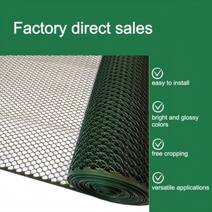 1.2X25M 20mmX20mm HDPE Hexagonal <strong>Mesh</strong> Green/Black Flexible Plastic <strong>Netting</strong> for Farm Chicken <strong>Poultry</strong> Use - Product Image 2
