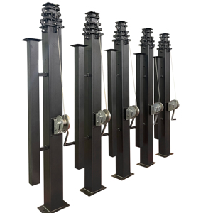 Tháp đèn cột cao tự điều chỉnh chiều cao, chất lượng cao cấp, sản xuất theo yêu cầu nhà máy - Product Image 1