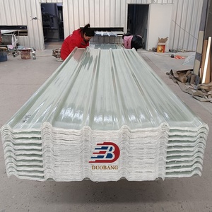 Panneaux de <span class=keywords><strong>toiture</strong></span> transparents, tôles de couverture en plastique, plaques ondulées transparentes en PRV, feuilles de fibre de verre transparentes - Product Image 5