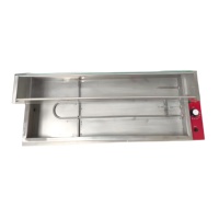 220V Gewerblicher 3-Behälter Elektrischer Bain-Marie Speisenwärmer aus Edelstahl mit Präziser Temperaturregelung für Thekenmontage
