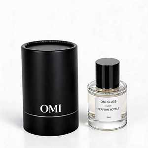 Bouteilles d'huile de parfum arabe 30ml 50ml en verre rond avec couvercle en bambou, diffuseur de voiture, usage de luxe - Product Image 2