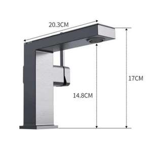 Grifo de <span class=keywords><strong>Lavabo</strong></span> Moderno de Lujo con Pantalla Digital, Monomando y de Instalación en un Solo Orificio para Baño - Product Image 6