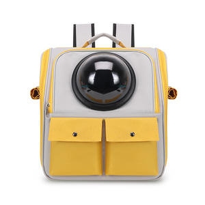 2025 <span class=keywords><strong>sac</strong></span> à <span class=keywords><strong>dos</strong></span> de luxe pour animaux de compagnie avec fermeture à glissière Portable réglable nouvelle fenêtre transparente de vaisseau spatial pour les chats de voyage en plein air chiens - Product Image 6