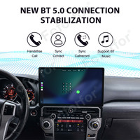 Écran tactile Foforfor 15,6'' pour Toyota 4Runner 2010-2022, autoradio Android 15 avec navigation GPS et Carplay Auto