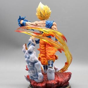 ฟิกเกอร์ลูกบอลลากอนอะนิเมะ27ซม. ฟิกเกอร์แอคชั่น goku Super Saiyan โมเดลโมเดลของเล่นของขวัญวันเกิดเด็ก - Product Image 4