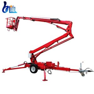 Recolector de Cerezas de 12m, y 20m 16m, plataforma de pluma telescópica hidráulica pequeña remolcable portátil, elevador para hombre - Product Image 4