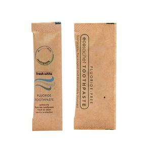 Biểu Tượng Tùy Chỉnh 3G/5G/10G Hãng Hàng Không Khách Sạn Du Lịch Kích Thước Dùng Một Lần Mini Sinh Thái Thân Thiện Với Kem Đánh Răng Trong Túi Giấy - Product Image 3