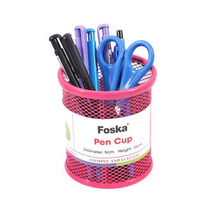 <span class=keywords><strong>Rosa</strong></span> solido e leggero in rete metallica portapenne tazza per <span class=keywords><strong>scrivania</strong></span> da ufficio <span class=keywords><strong>Organizer</strong></span> con rivestimento antiruggine - Product Image 1