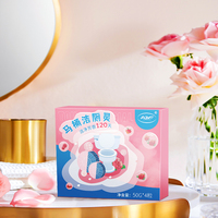 AJYF Tablettes nettoyantes solides écologiques jetables pour cuvettes et réservoirs de toilettes, parfum rose, et blocs désodorisants pour toilettes