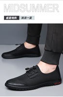 Chaussures de sport respirantes noires pour hommes, avec semelle extérieure en caoutchouc et empeigne en maille, fourniture directe d'usine à prix abordable