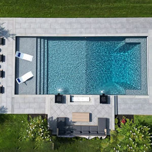 Piscina Swim Spa per la Casa, Personalizzata di Fabbrica, Modulare di Grandi Dimensioni, Interrata per Nuoto Esterno da 8m, Vasca Idromassaggio in Vetroresina Usata - Product Image 4