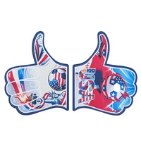 Doigt en mousse personnalisé Brésil, main de supporter en EVA personnalisée, accessoire géant « pouce levé » pour événements sportifs, fêtes et sorties en plein air